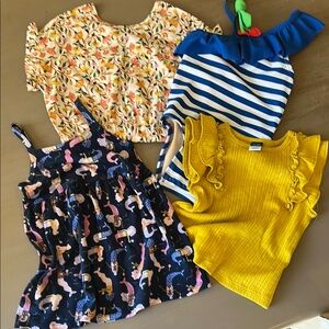 Old Navy toddler girl summer top dress bathing suit bundle 12-18 month